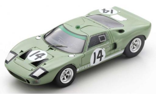 Miniature Ford GT40 1/43 Spark RHD No.14 24h Le Mans 1965 J.Whitmore/I.Ireland Ford GT40 1/43 Spark RHD No.14 24h Le Mans 1965 J.Whitmore/I.Ireland miniature