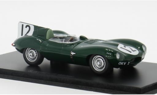 Miniature Jaguar D-Type 1/43 Spark RHD No.12 24h Le Mans 1954 1:43 Jaguar D-Type 1/43 Spark RHD No.12 24h Le Mans 1954 1:43 miniature