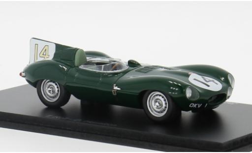 Miniature Jaguar D-Type 1/43 Spark RHD No.14 24h Le Mans 1954 1:43 Jaguar D-Type 1/43 Spark RHD No.14 24h Le Mans 1954 1:43 miniature