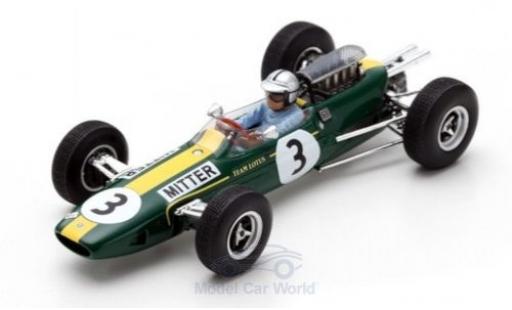 Miniature Lotus 25 1/43 Spark No.3 Formel 1 GP Deutschland 1965 G.Mitter Lotus 25 1/43 Spark No.3 Formel 1 GP Deutschland 1965 G.Mitter miniature