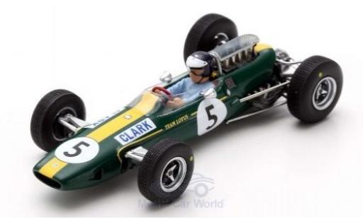 Miniature Lotus 33 1/43 Spark No.5 Formel 1 GP Großbritannien 1965 J.Clark Lotus 33 1/43 Spark No.5 Formel 1 GP Großbritannien 1965 J.Clark miniature