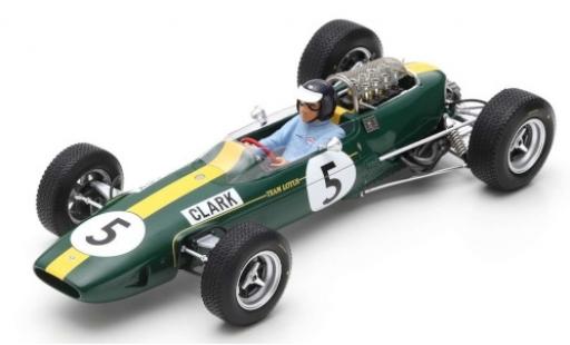 Miniature Lotus 33 1/18 Spark No.5 Team GP Großbritannien 1965 J.Clark Lotus 33 1/18 Spark No.5 Team GP Großbritannien 1965 J.Clark miniature