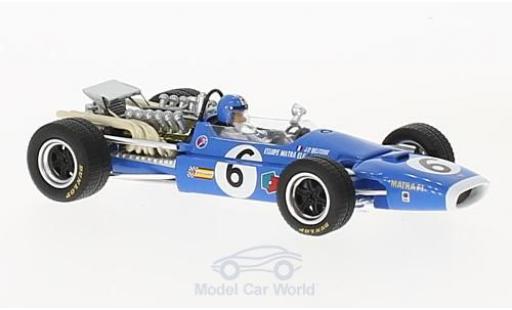 Miniature Matra MS1 1/43 Spark 1 No.6 Formel 1 GP Frankreich 1968 J-P.Beltoise Matra MS1 1/43 Spark 1 No.6 Formel 1 GP Frankreich 1968 J-P.Beltoise miniature