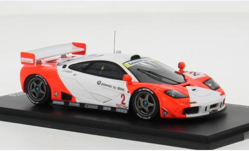 Miniature McLaren F1 1/43 Spark GTR No.2 GTC Motorsport BPR Zhuhai 1996 1:43 McLaren F1 1/43 Spark GTR No.2 GTC Motorsport BPR Zhuhai 1996 1:43 miniature