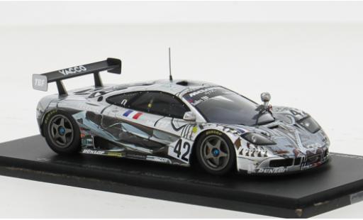 Miniature McLaren F1 1/43 Spark GTR No.42 Societe BBA Competition 24h Le Mans 1995 1:43 McLaren F1 1/43 Spark GTR No.42 Societe BBA Competition 24h Le Mans 1995 1:43 miniature