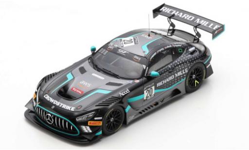 Miniature Mercedes AMG GT 1/18 Spark 3 No.20 SPS Automotive Performance 24h Spa 2020 G.Kurtz/V.Pierburg/D.Baumann/C.Braun Mercedes AMG GT 1/18 Spark 3 No.20 SPS Automotive Performance 24h Spa 2020 G.Kurtz/V.Pierburg/D.Baumann/C.Braun miniature