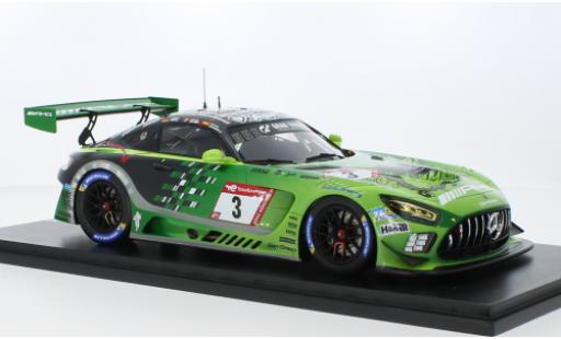 Miniature Mercedes AMG GT 1/18 Spark 3 No.3 AMG Team GetSpeed 24h Nürburgring 2023 1:18 Mercedes AMG GT 1/18 Spark 3 No.3 AMG Team GetSpeed 24h Nürburgring 2023 1:18 miniature