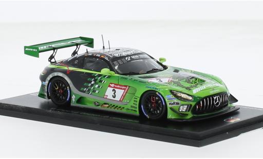 Miniature Mercedes AMG GT 1/43 Spark 3 No.3 AMG Team GetSpeed 24h Nürburgring 2023 1:43 Mercedes AMG GT 1/43 Spark 3 No.3 AMG Team GetSpeed 24h Nürburgring 2023 1:43 miniature