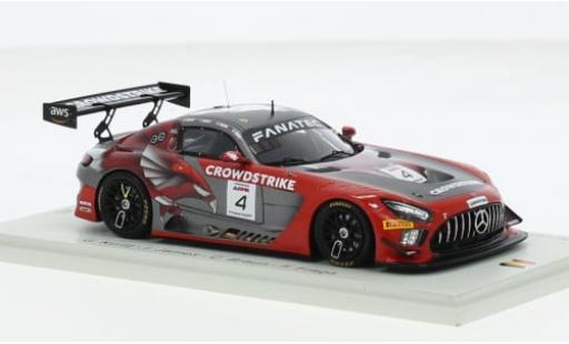 Miniature Mercedes AMG GT 1/43 Spark 3 No.4 CrowdStrike Racing by Riley 24h Spa 2023 1:43 Mercedes AMG GT 1/43 Spark 3 No.4 CrowdStrike Racing by Riley 24h Spa 2023 1:43 miniature