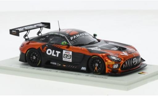 Miniature Mercedes AMG GT 1/43 Spark 3 No.89 AKKODIS ASP Team 24h Spa 2023 1:43 Mercedes AMG GT 1/43 Spark 3 No.89 AKKODIS ASP Team 24h Spa 2023 1:43 miniature