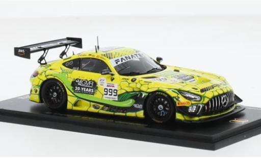 Miniature Mercedes AMG GT 1/43 Spark 3 No.999 AMG Team GruppeM Racing 24h Spa 2023 1:43 Mercedes AMG GT 1/43 Spark 3 No.999 AMG Team GruppeM Racing 24h Spa 2023 1:43 miniature