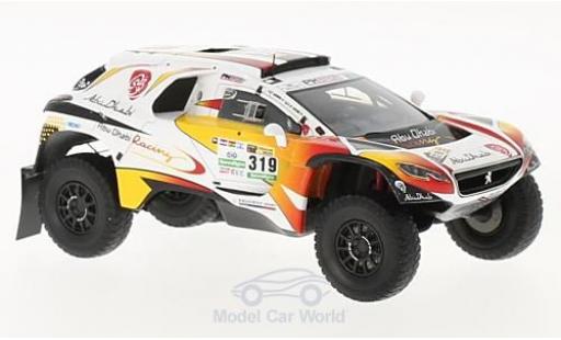 Miniature Peugeot 2008 1/43 Spark DKR No.319 Abu Dhabi Racing Rallye Dakar 2017 K.AI Qassimi/P.Maimon Peugeot 2008 1/43 Spark DKR No.319 Abu Dhabi Racing Rallye Dakar 2017 K.AI Qassimi/P.Maimon miniature