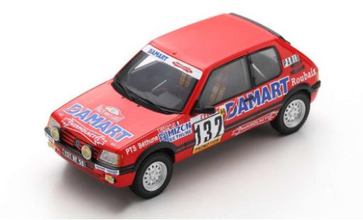 Miniature Peugeot 205 1/43 Spark GTI 1.6 No.132 Rallye WM Rallye Monte Carlo 1986 F.Delecour/A.C.Pauwels Peugeot 205 1/43 Spark GTI 1.6 No.132 Rallye WM Rallye Monte Carlo 1986 F.Delecour/A.C.Pauwels miniature