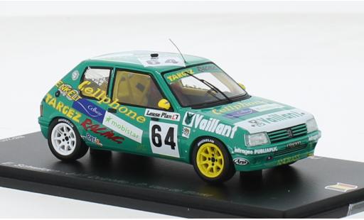 Miniature Peugeot 205 1/43 Spark GTI No.64 Ecurie Bruxelloise 24h Spa 1997 1:43 Peugeot 205 1/43 Spark GTI No.64 Ecurie Bruxelloise 24h Spa 1997 1:43 miniature