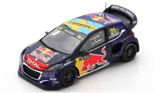 Miniature Peugeot 208 1/43 Spark WRX No.21 Red Bull / Total World RX Spanien 2019 T.Hansen Peugeot 208 1/43 Spark WRX No.21 Red Bull / Total World RX Spanien 2019 T.Hansen miniature