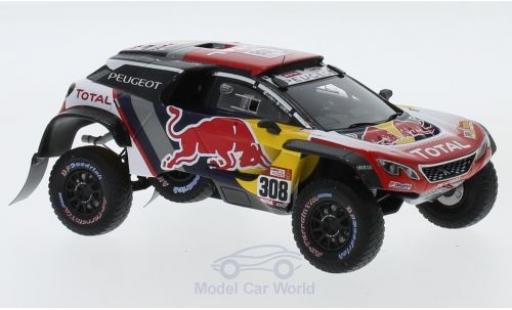 Miniature Peugeot 3008 1/43 Spark DKR Maxi No.308 Team Total Red Bull Rallye Dakar 2018 C.Despres/D.Castera Peugeot 3008 1/43 Spark DKR Maxi No.308 Team Total Red Bull Rallye Dakar 2018 C.Despres/D.Castera miniature