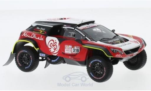 Miniature Peugeot 3008 1/43 Spark DKR Maxi No.319 PH-Sport Abu Dhabi Rallye Dakar 2018 K.AI Qassimi/P.Maimom Peugeot 3008 1/43 Spark DKR Maxi No.319 PH-Sport Abu Dhabi Rallye Dakar 2018 K.AI Qassimi/P.Maimom miniature