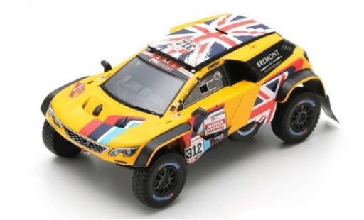 Miniature Peugeot 3008 1/43 Spark DKR No.312 PH-Sport Rallye Dakar 2019 H.Hunt/W.Rosegaar Peugeot 3008 1/43 Spark DKR No.312 PH-Sport Rallye Dakar 2019 H.Hunt/W.Rosegaar miniature