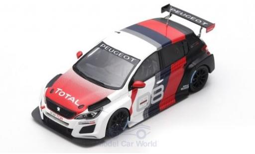 Miniature Peugeot 308 1/43 Spark TCR TCR International Series 2018 Präsentationsfahrzeug Peugeot 308 1/43 Spark TCR TCR International Series 2018 Präsentationsfahrzeug miniature