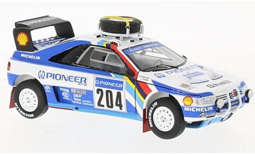 Miniature Peugeot 405 1/43 Spark T16 Grand Raid No.204 Pioneer Rallye Dakar Paris 1988 A.Vatanen/B.Berglund Peugeot 405 1/43 Spark T16 Grand Raid No.204 Pioneer Rallye Dakar Paris 1988 A.Vatanen/B.Berglund miniature