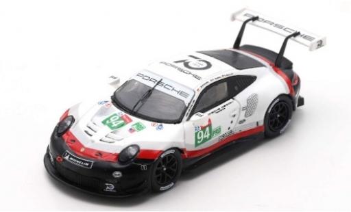 Miniature Porsche 991 RSR 1/87 Spark 911 () RSR No.94 GT Team 24h Le Mans 2018 R.Dumas/T.Bernhard/S.Müller Porsche 991 RSR 1/87 Spark 911 () RSR No.94 GT Team 24h Le Mans 2018 R.Dumas/T.Bernhard/S.Müller miniature