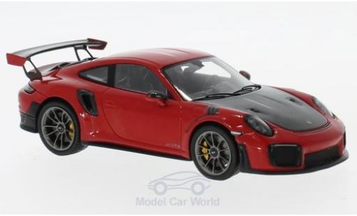 Miniature Porsche 991 GT2 RS 1/43 Spark 911 GT2 RS rouge/noire 2018 Porsche 991 GT2 RS 1/43 Spark 911 GT2 RS rouge/noire 2018 miniature