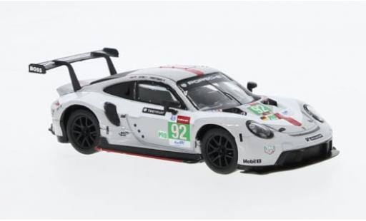 Miniature Porsche 911 1/64 Spark RSR-19 No.92 GT Team 24h Le Mans 2021 1:64 Porsche 911 1/64 Spark RSR-19 No.92 GT Team 24h Le Mans 2021 1:64 miniature