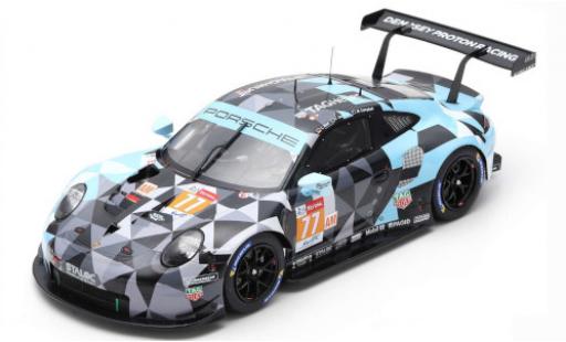 Miniature Porsche 991 RSR 1/12 Spark 911 RSR No.77 Dempsey-Prougeon Racing 24h Le Mans 2018 M.Campbell/C.Ried/J.Andlauer Porsche 991 RSR 1/12 Spark 911 RSR No.77 Dempsey-Prougeon Racing 24h Le Mans 2018 M.Campbell/C.Ried/J.Andlauer miniature