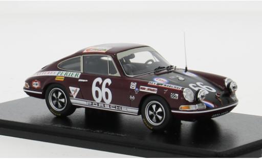 Miniature Porsche 911 1/43 Spark T No.66 24h Le Mans 1969 1:43 Porsche 911 1/43 Spark T No.66 24h Le Mans 1969 1:43 miniature