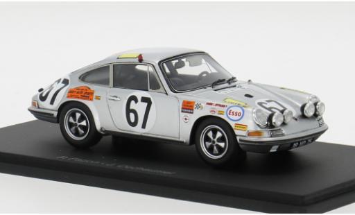Miniature Porsche 911 1/43 Spark S 24h Le Mans 1969 #67 1:43 Porsche 911 1/43 Spark S 24h Le Mans 1969 #67 1:43 miniature