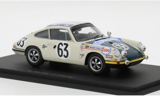 Miniature Porsche 911 1/43 Spark T 24h Le Mans 1969 #63 1:43 Porsche 911 1/43 Spark T 24h Le Mans 1969 #63 1:43 miniature