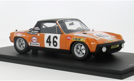 Miniature Porsche 914 1/18 Spark /6 No.46 24h Le Mans 1971 1:18 Porsche 914 1/18 Spark /6 No.46 24h Le Mans 1971 1:18 miniature