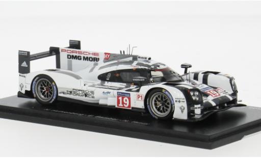 Miniature Porsche 919 1/43 Spark Hybrid 24h Le Mans 2015 #19 1:43 Porsche 919 1/43 Spark Hybrid 24h Le Mans 2015 #19 1:43 miniature