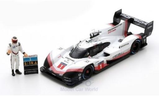 Miniature Porsche 919 1/43 Spark Hybrid EVO Tribute No.1 2018 inklusive Figur T.Bernhard Porsche 919 1/43 Spark Hybrid EVO Tribute No.1 2018 inklusive Figur T.Bernhard miniature