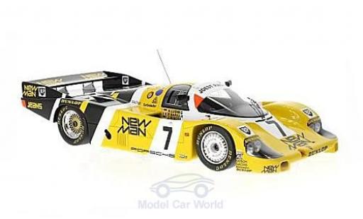 Miniature Porsche 956 1985 1/18 Spark No.7 Joest Racing New Man 24h Le Mans 1985 K.Ludwig/J.Winter/P.Barilla Porsche 956 1985 1/18 Spark No.7 Joest Racing New Man 24h Le Mans 1985 K.Ludwig/J.Winter/P.Barilla miniature