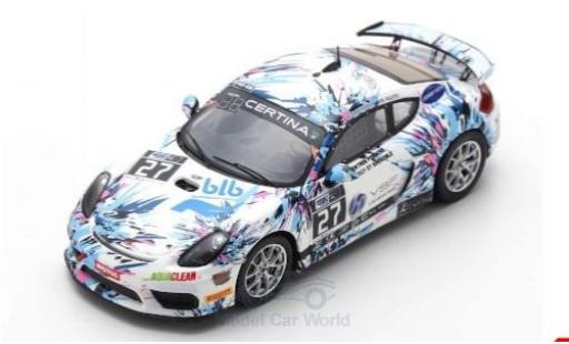 Miniature Porsche Cayman GT4 1/43 Spark GT4 No.27 IMSA Performance FFSA GT 2018 M.Blanchemain/S.Palette Porsche Cayman GT4 1/43 Spark GT4 No.27 IMSA Performance FFSA GT 2018 M.Blanchemain/S.Palette miniature