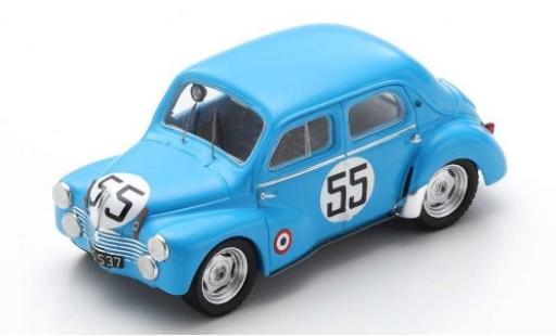 Miniature Renault 4CV 1/43 Spark 1063 No.55 Jacques Lecat 24h Le Mans 1952 J.Lecat/H.Senfftleben Renault 4CV 1/43 Spark 1063 No.55 Jacques Lecat 24h Le Mans 1952 J.Lecat/H.Senfftleben miniature