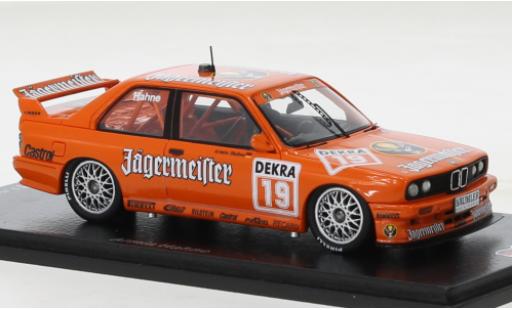 Miniature Bmw M3 1/43 Spark (E30) No.19 Team Linder Jägermeister DTM 1992 Bmw M3 1/43 Spark (E30) No.19 Team Linder Jägermeister DTM 1992 miniature