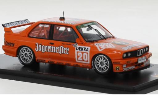 Miniature Bmw M3 1/43 Spark (E30) No.20 Team Linder Jägermeister DTM 1992 Bmw M3 1/43 Spark (E30) No.20 Team Linder Jägermeister DTM 1992 miniature