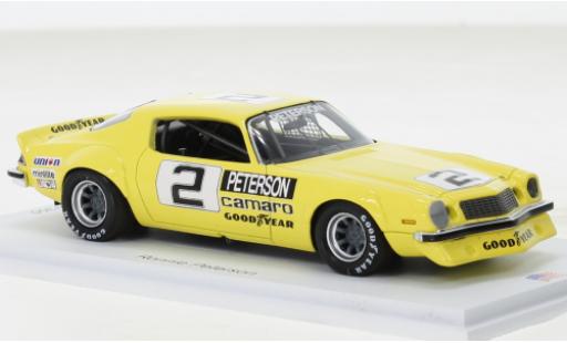 Miniature Chevrolet Camaro 1/43 Spark jaune No.2 IROC Daytona 1975 Chevrolet Camaro 1/43 Spark jaune No.2 IROC Daytona 1975 miniature