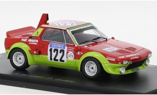 Miniature Fiat X 1/9 1/43 Spark Abarth No.122 Tour de France Automobile 1974 Fiat X 1/9 1/43 Spark Abarth No.122 Tour de France Automobile 1974 miniature