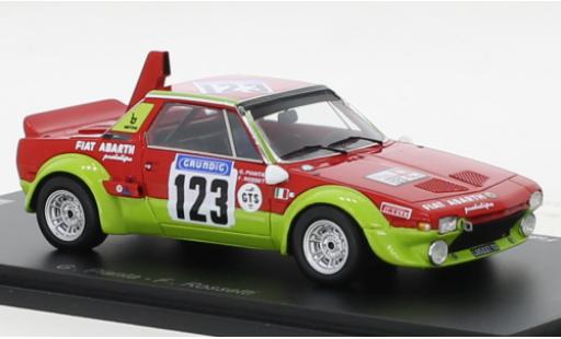 Miniature Fiat X 1/9 1/43 Spark Abarth No.123 Tour de France Automobile 1974 Fiat X 1/9 1/43 Spark Abarth No.123 Tour de France Automobile 1974 miniature