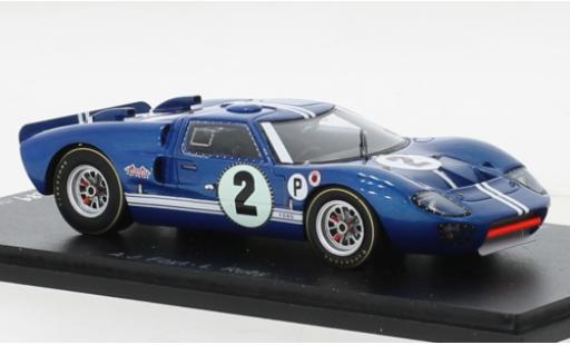 Miniature Ford GT40 1/43 Spark MK II RHD No.2 12h Sebring 1967 Ford GT40 1/43 Spark MK II RHD No.2 12h Sebring 1967 miniature
