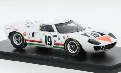 Miniature Ford GT40 1/43 Spark RHD No.19 12h Sebring 1967 Ford GT40 1/43 Spark RHD No.19 12h Sebring 1967 miniature