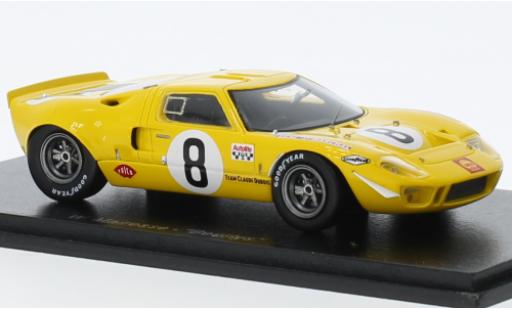 Miniature Ford GT40 1/43 Spark RHD No.8 24h Le Mans 1968 Ford GT40 1/43 Spark RHD No.8 24h Le Mans 1968 miniature