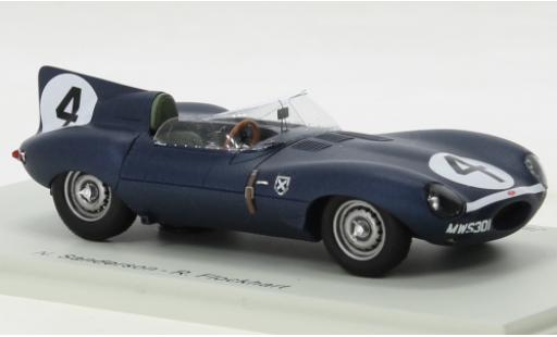 Miniature Jaguar D-Type 1/43 Spark RHD No.4 24h Le Mans 1956 Jaguar D-Type 1/43 Spark RHD No.4 24h Le Mans 1956 miniature
