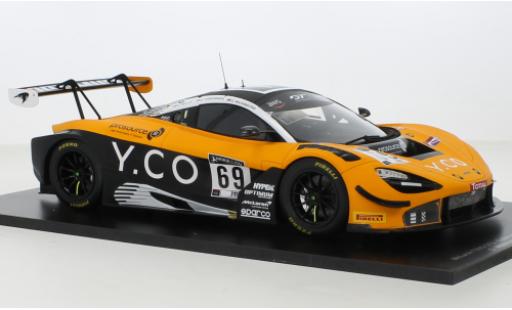 Miniature McLaren 720 1/18 Spark S GT3 No.69 Optimum Motorsport 24h Spa 2020 McLaren 720 1/18 Spark S GT3 No.69 Optimum Motorsport 24h Spa 2020 miniature