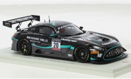 Miniature Mercedes AMG GT 1/43 Spark 3 No.20 SPS Automotive Performance 24h Spa 2022 Mercedes AMG GT 1/43 Spark 3 No.20 SPS Automotive Performance 24h Spa 2022 miniature