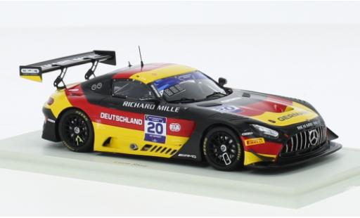 Miniature Mercedes AMG GT 1/43 Spark 3 No.20 Team Allemagne FIA Motorsport Games GT Sprint Cup Paul Ricard 2022 Mercedes AMG GT 1/43 Spark 3 No.20 Team Allemagne FIA Motorsport Games GT Sprint Cup Paul Ricard 2022 miniature