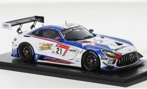 Miniature Mercedes AMG GT 1/43 Spark 3 No.21 CP Racing 24h Nürburgring 2022 Mercedes AMG GT 1/43 Spark 3 No.21 CP Racing 24h Nürburgring 2022 miniature